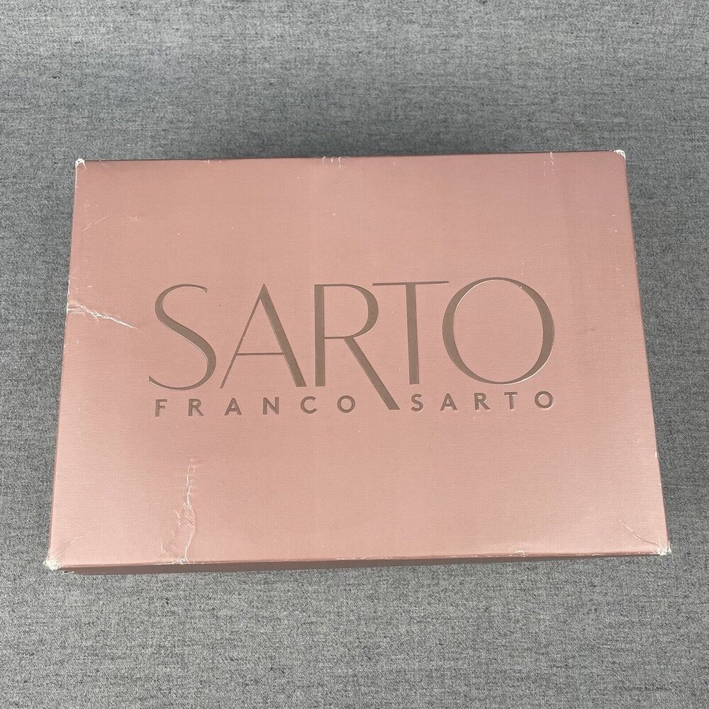 Franco Sarto Sandals Womens 7.5 Brown Black Zebra Stripe Calf‎ Hair Ankle Strap - Picture 13 of 16